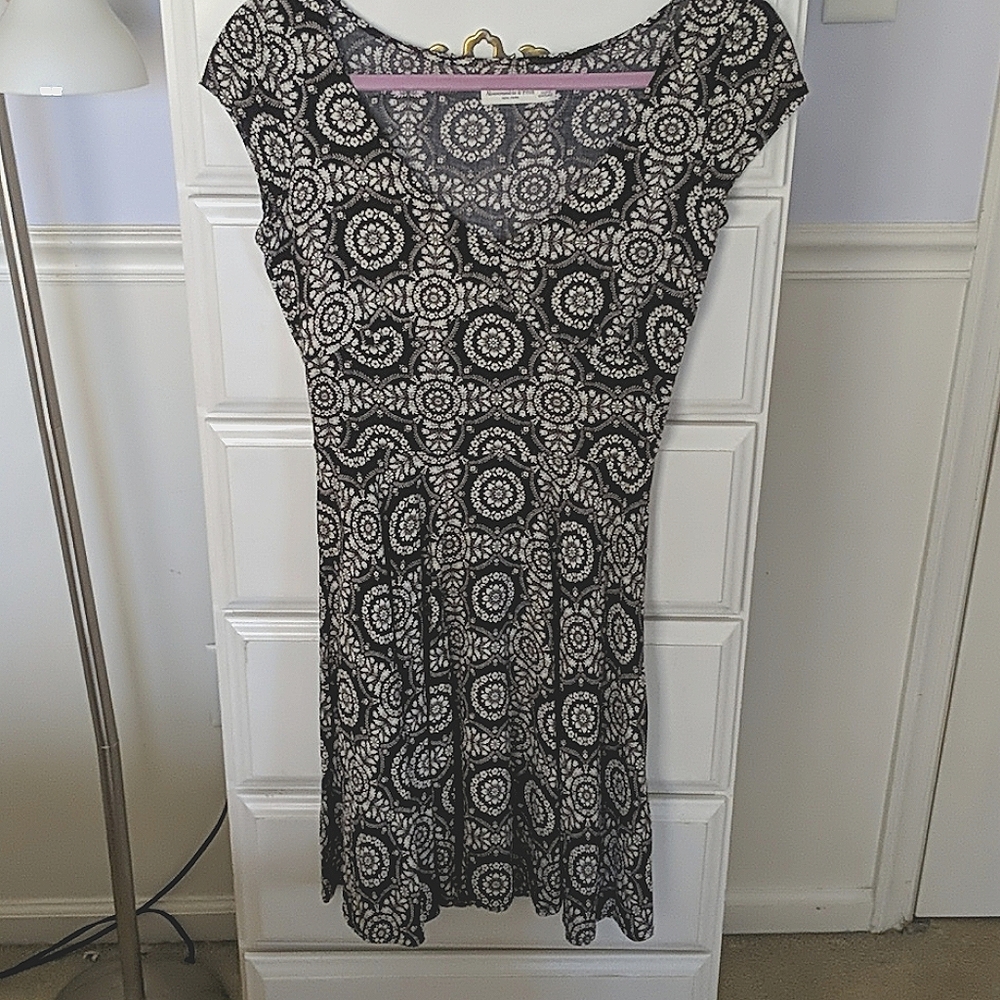 Abercrombie Black Floral Dress
